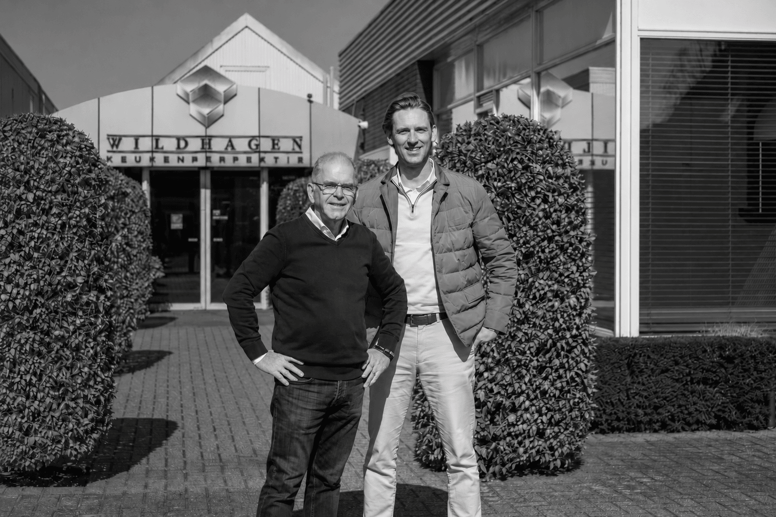 Het team van Wildhagen Design Keukens voor de showroom in Breda