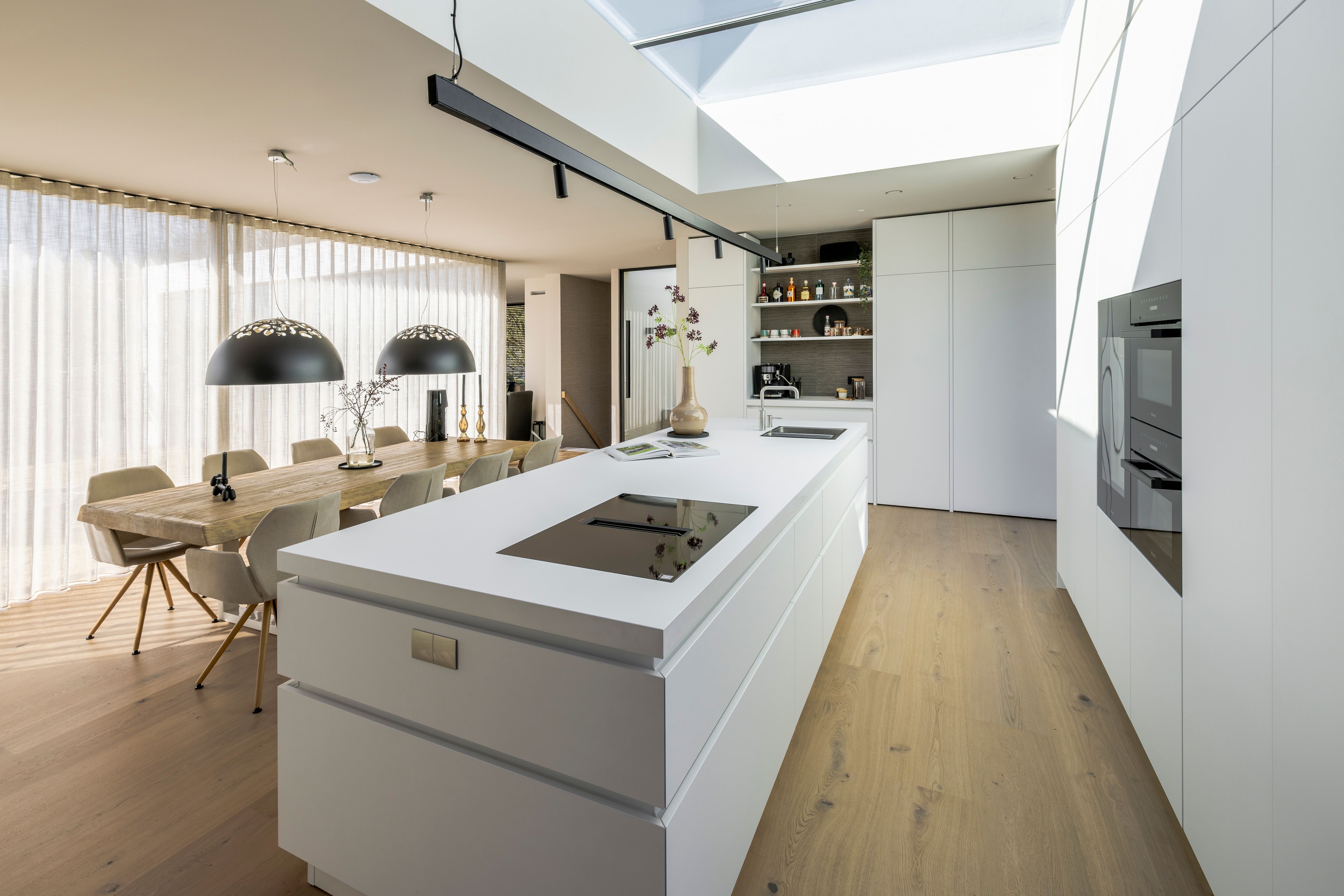 Detail van een luxe maatwerk designkeuken van Wildhagen in Breda